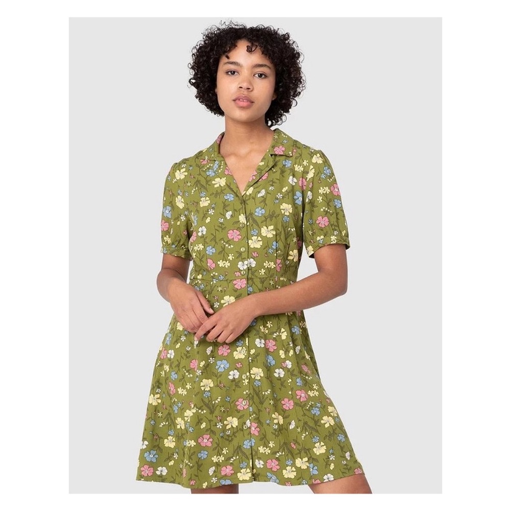 ModCloth Wildflower Power Shirt Dress NWT